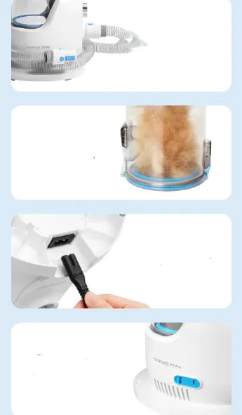 Multi-Function Pet Hair Clipper & Vacuum for Cats and Dogs