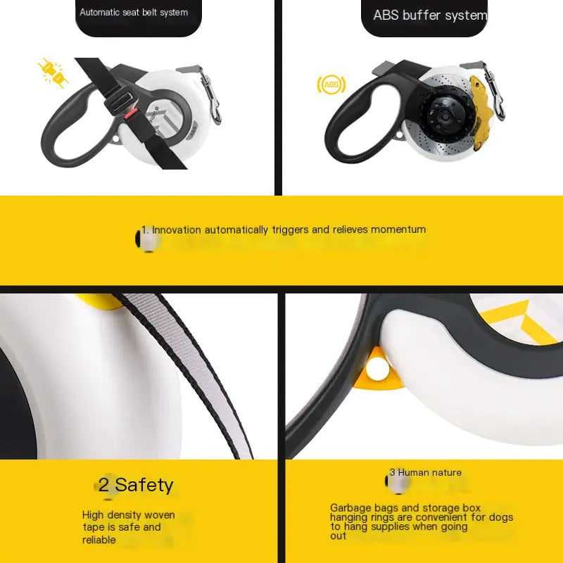 FIDA Large Dog Retractable Leash for Pets